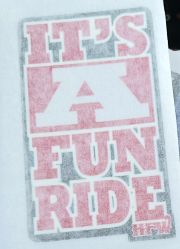 Women's Tank - It's A Fun Ride - Back