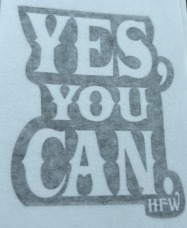 Women's Tank - Yes You Can - Back